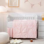 PINNKKU 3-Piece Crib Bedding Set fo