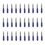 30 Pcs Replacement Blades for Cricut Explore Air 2 Cricut 60 Degree Cutting Plotter Blades for Cricut (Blue)