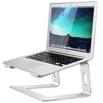 URBAN KINGS Laptop Stand for Desk,Aluminium Adjustable Laptop Riser for Laptops MacBook Pro and Air 13" 14" 15.6" 17 inch, Desktop Ergonomic Air Vantilated Computer & Notebook Stand