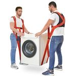 KEDSUM Furniture Moving Straps Dolly, 2-Person Furniture Lifting Straps Moving, Anti-Slip Adjustable Lifting Straps for Move Furniture, Appliances, Mattresses, Hold Up to 800lbs, Extra Large Size