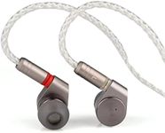 Linsoul TIN HIFI T2 HiFi 2DD Double Dynamic Drive In Ear Earphone Bass DJ Metal Headphones, 3.5 mm