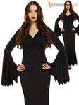 HENBRANDT Vampiress Halloween Fancy Dress Costume (Adult / One Size)