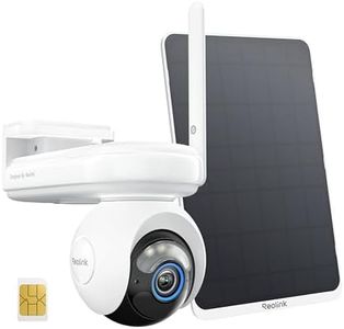 REOLINK Altas Go PT 4G LTE Solar Cellular Security Camera Wireless Outdoor, 360° 24/7 Recording, 10s Pre-Record, for Home Security, 2K ColorX Night Vision, Smart Detection, Large Battery and 12W SP