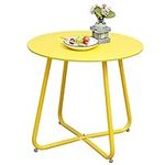 Grand patio Steel Patio Side Table,