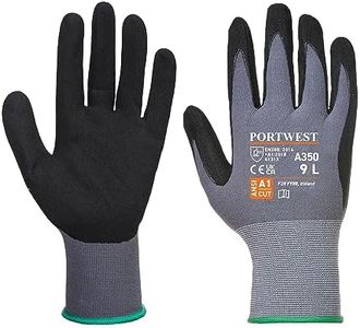 Portwest A350 Flexible DermiFlex Glove Black, Medium
