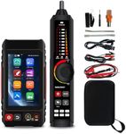 All-in-One Network Cable Tester, WANLUTECH Tone Generator with Probe Support TDR Cable Tester OPM VFL DMM PoE Check Wire Map Continuity Test Cable Tracer Video Level Meter(LT-600T)