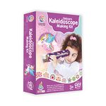 Ratna's Unicorn Kaleidoscope Making DIY Kit to Create Beautiful Patterns, Magical Educational Fun Birthday Gifts Toys for Kids 3+ Years