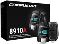 Compustar CS8910-A 1 2-Way LCD FM Vehicle Security Remote-Start System for Passenger Car