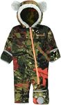 Snonook Fleece Baby & Toddler Fleece Jacket Snowsuit, Woodland Camo, 6/12 Months