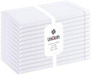 UniQloth Set of 12 Hemstitch Cloth 