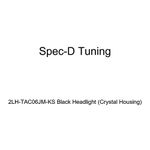 Spec-D Tuning 2LH-TAC06JM-KS Black Headlight (Crystal Housing)