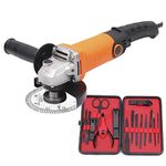 TOPWAY Angle Grinder 115mm, 750W Corded Electric Angle Grinder with Gift Set