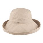 Scala Hats Lanikai Packable Sun Hat - Taupe 1-Size