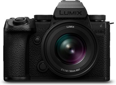 Panasonic LUMIX S5IIX Full Frame Mirrorless Camera with 50mm F1.8 Lens – 4K/6K Video, Flip Screen, Wi-Fi, Black