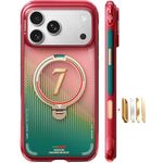 TORRAS × Portuguese Football Federation Limited Edition, Ostand Q3 Air for iPhone 17 Pro Max Case, 360 Magnetic Stand, Fit for MagSafe, Mil-Grade Drop Tested Back Cover, Glory Slash
