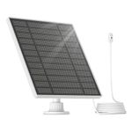 [1 Pack] Solar Panel for Arlo Security Camera, Compatible with Arlo Ultra Camera Solar Panels/Arlo Ultra 2/ Arlo Pro 3/ Arlo Pro 4/ Arlo Pro 3 Floodlight Camera Solar Panel Charger with Accessories