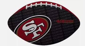 Rawlings NFL Gridiron Junior-Size Youth Football, San Francisco 49ers