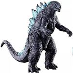 De-Lite Action Figures PVC Anime Movable Collectible Model Statue Toys (Nuclear Godzilla - Black (Blue Spine), 17cm)