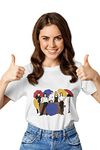 Broke Memers I'll be There for You Half Sleeve Friends Meme Print Unisex Regular Fit T-Shirt for Men and Women (M, White)