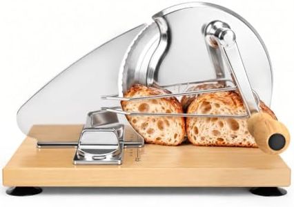 vanerepok Manual Bread Slicer for Homemade Sourdough Adjustable Thickness