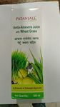 Patanjali Amla Aloevera Juice with Wheat Grass 500 ML - Pack of 2