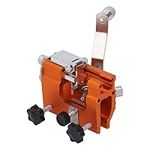 CHICIRIS Chainsaw Sharpening Jig, Chain Saw Sharpener Jig, Portable Crank Chainsaw Sharpening Jig Stainless Steel Chainsaw Tooth Grinder Precise Sharpening Kit for Repairing