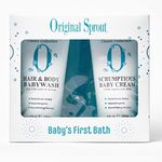 Original Sprout Baby's First Bath - Hair & Body Wash + Baby Cream