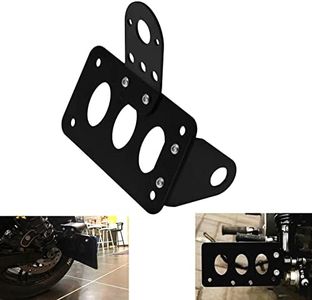 Side Mount Motorcycle License Plate Bracket for Harley Davidson Bobber Chopper Honda Yamaha Suzuki Kawasaki Custom Bike