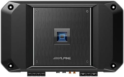 Alpine R2-A75M R-Series Mono Subwoofer Amplifier - 750W at 2-Ohm, Hi-Res Certified