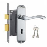 HENYIN Polished Chrome Bedroom Door Lock Set (Z01-ET-57)