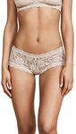 Hanky Panky Signature Lace Boyshorts Panty, Medium, Chai/Beige