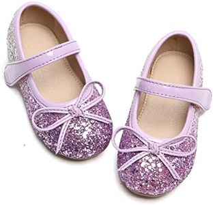 Otter MOMO Toddler/Little Girls Mary Jane Ballerina Flats Shoes Slip-on School Party Dress Shoes Size 12