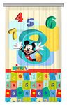 Disney Curtains 3D Photo Print, Fabric, Multi-Colour, 140 x 245 cm/ 55 x 96, 5-Inch