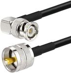 SUPERBAT PL259 UHF Male to BNC Male