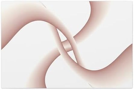 BrickByDreamCo Abstract Blush Pink Ribbon Canvas