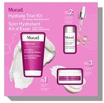 Murad Hydrate Trial Kit - 3-Piece Trial Size Kit $62 Value - Moisturizing Daily Skincare Set - AHA/BHA Exfoliating Cleanser, Multi-Vitamin Infusion Oil & Hydro-Dynamic Ultimate Moisturizer