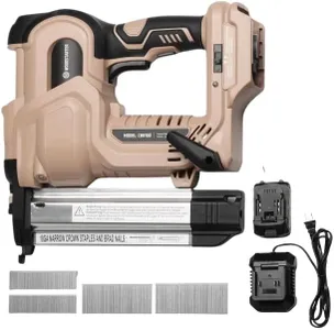 WOODSTARTER Cordless Brad Nailer, 18GA, 3/4" to 2" Nails, Dual-Mode Operation, Heavy-Duty Construction