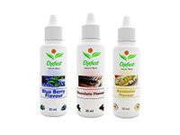 Chefast Pack of 3 Baking Essence Flavour of Blueberry , Rasmalai , Chocolate For Cake, Ice-Cream,Milkshakes- 30ML ( Use 2-3 Drops Essence for 250 Grm Cake) This is Flavour only, Not a Color