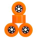 90mm x 52mm Pro Longboard Cruiser wheels Flywheels (Orange)