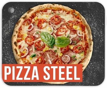 Chef Pomodoro 16 Inch Pizza Steel for Oven, Seasoned Baking Steel for Oven