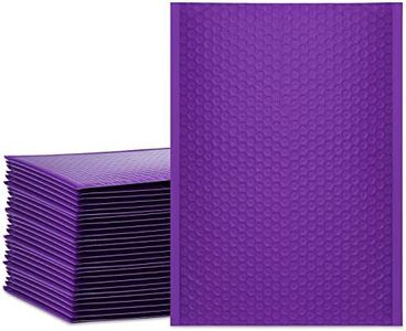 UCGOU Bubble Mailers 10.5x16 Inch Purple 25 Pack Poly Padded Envelopes Large #5 Mailing Packages Opaque Packaging Postal Self Seal Adhesive Waterproof Boutique Shipping Bags for Clothes