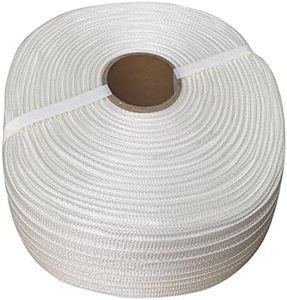 NVOYAJUAN Heavy Duty 1/2" x 3800’Woven Cord Strapping Roll of 6" x 3" Core Size, 770 lbs Break Strength