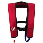 Eyson Inflatable Life Jacket Life Vest Basic Automatic/Manual (Red Auto)