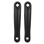 1 Pair Bike Cranks, 170mm Durable Bicycle Crank Arm Square Hole Pedal Crank Arm Bike Crank Leg Replacement for BMX Old School Cruiser Cyclocross Bike Mid Drive Motor