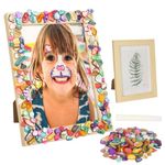 WEDNOK Mosaic Photo Frame Kits for Kids Decorate Your Own Mosaic Photo Frame Fun Arts Crafts Kit Presents for Girls Age 6 7 8 9 10 11 Years Old & Teenagers,Creative Gifts for Children