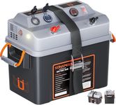 SUNAPEX Smart Battery Box 12V/24V Power Center - Multi Ports & Circuit Breaker for Trolling Motor, Marine,RV & Solar Panel (No Battery)