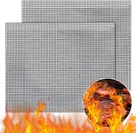 GWHOLE BBQ Grill Mesh Mat 2 PCS Non