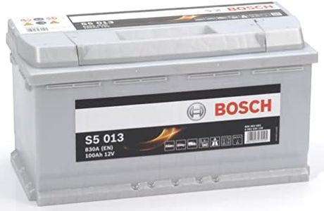 Bosch S5013 - Batterie Auto - 100A/h - 830A - Technologie Plomb-Acide - pour les Véhicules sans Système Start/Stop