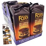 Fox's Fabulous Half coated cookies - milk chocolate coated cookies. Chocolate Biscuits Snack Pack I Gourmet Sweet Treats