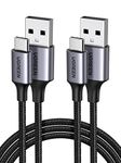UGREEN USB A to USB C Cable 2 Pack, Nylon Braided Type C Cord Fast Charging Compatible with iPhone 16 Pro 15, Galaxy S24 S23, Pixel, Moto, LG, Android Auto, 3 Feet